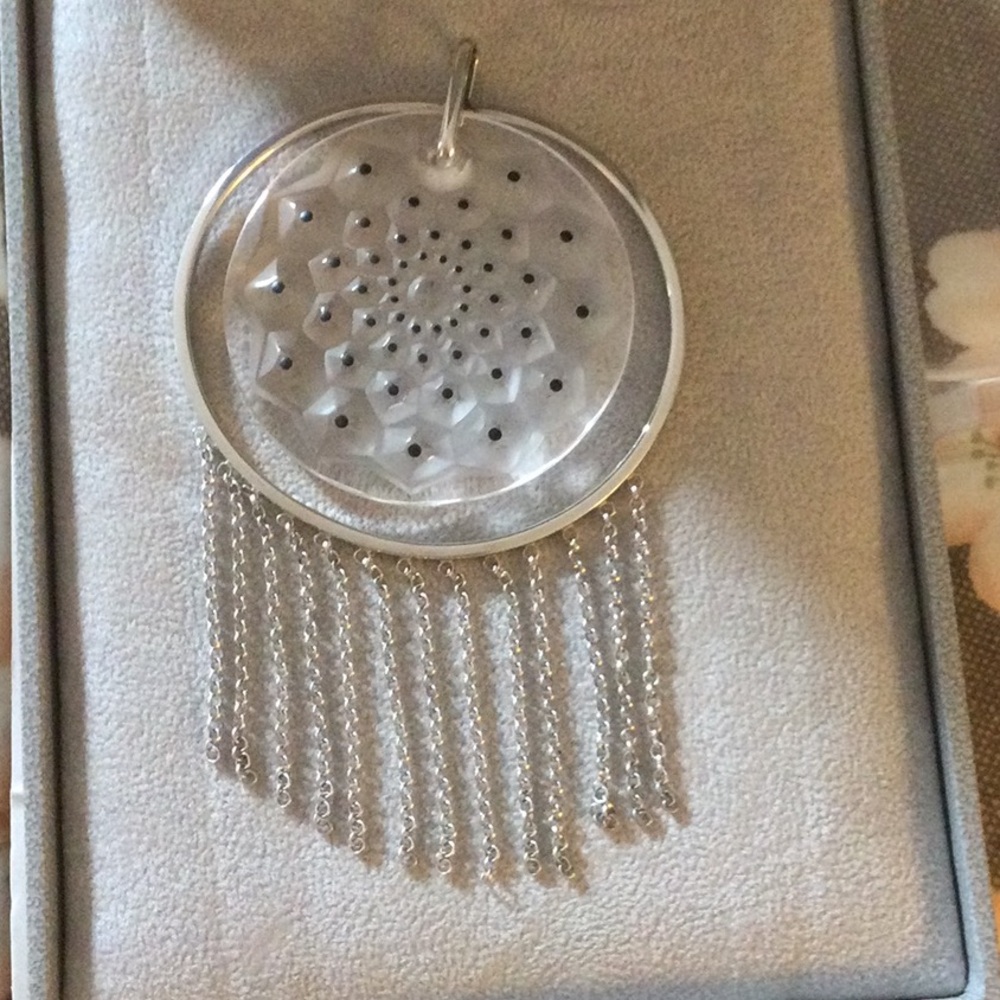 Lalique Cactus De Lalique Madallion Pendant - Picture 9 of 9